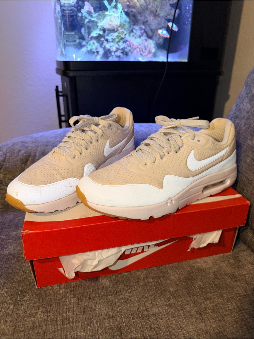 Nike Air Max 1 Ultra Moire Phantom White Gum Men’s 8.5